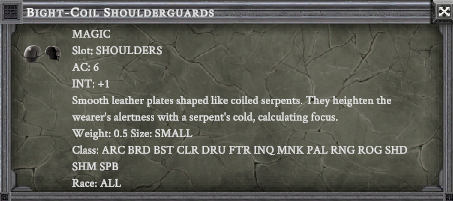 BIGHT-COIL SHOULDERGUARDS item card